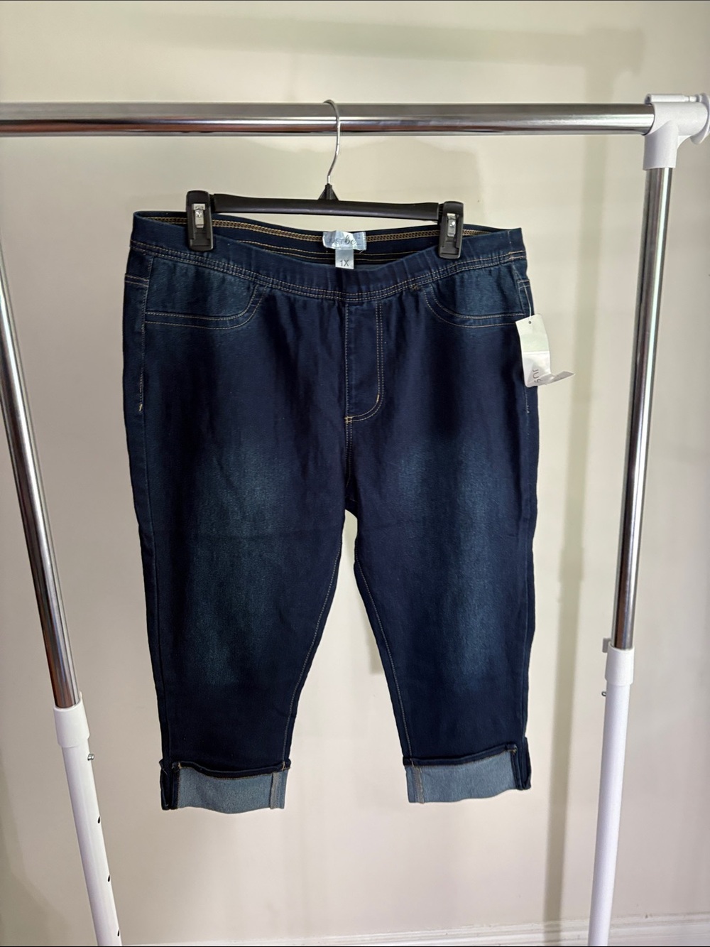 just be Dark Blue Denim Jeans